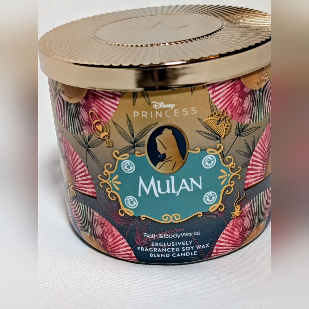 ✨ Bath & Body Works Disney Princess Mulan 3-Wick Candle | Collector Jar